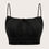 Thumbnail: EZwear Knitted Solid Color Camisole Top