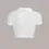 Thumbnail: Tie Front Lettuce Trim Crop Top