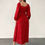 Thumbnail: Mulvari Women's Floral Print Square Neck Lantern Sleeve Dress