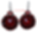 075-Ohrringe-RhodiumSilber-Swarovski 008 (Siam/rot-schwarz)