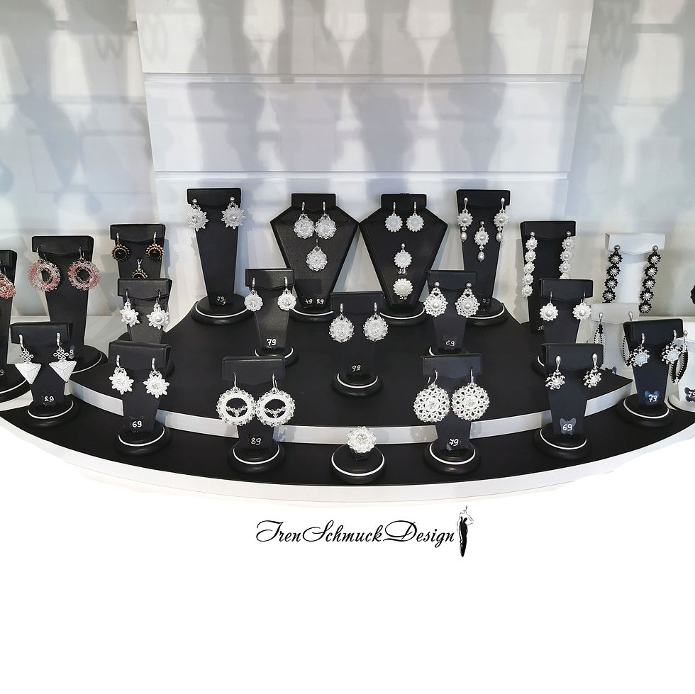 Thumbnail: 081-Ohrringe-RhodiumSilber-SwarovskiPerlen (001/Crystal/weiss)