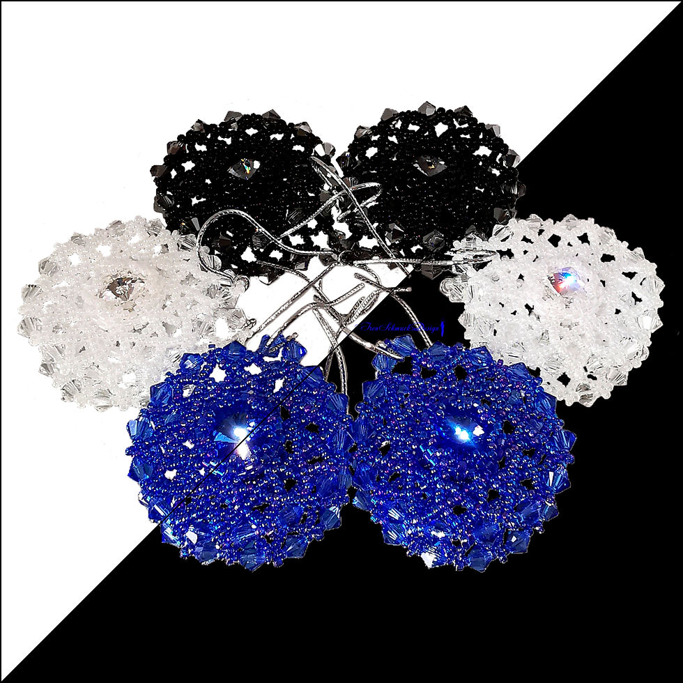 Miniaturbild: 026-Ohrringe-RhodiumSilber-Swarovski (003/SilverNight)