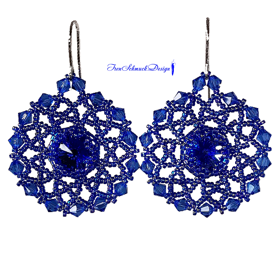 Miniaturbild: 026-Ohrringe-RhodiumSilber-Swarovski (003/SilverNight)