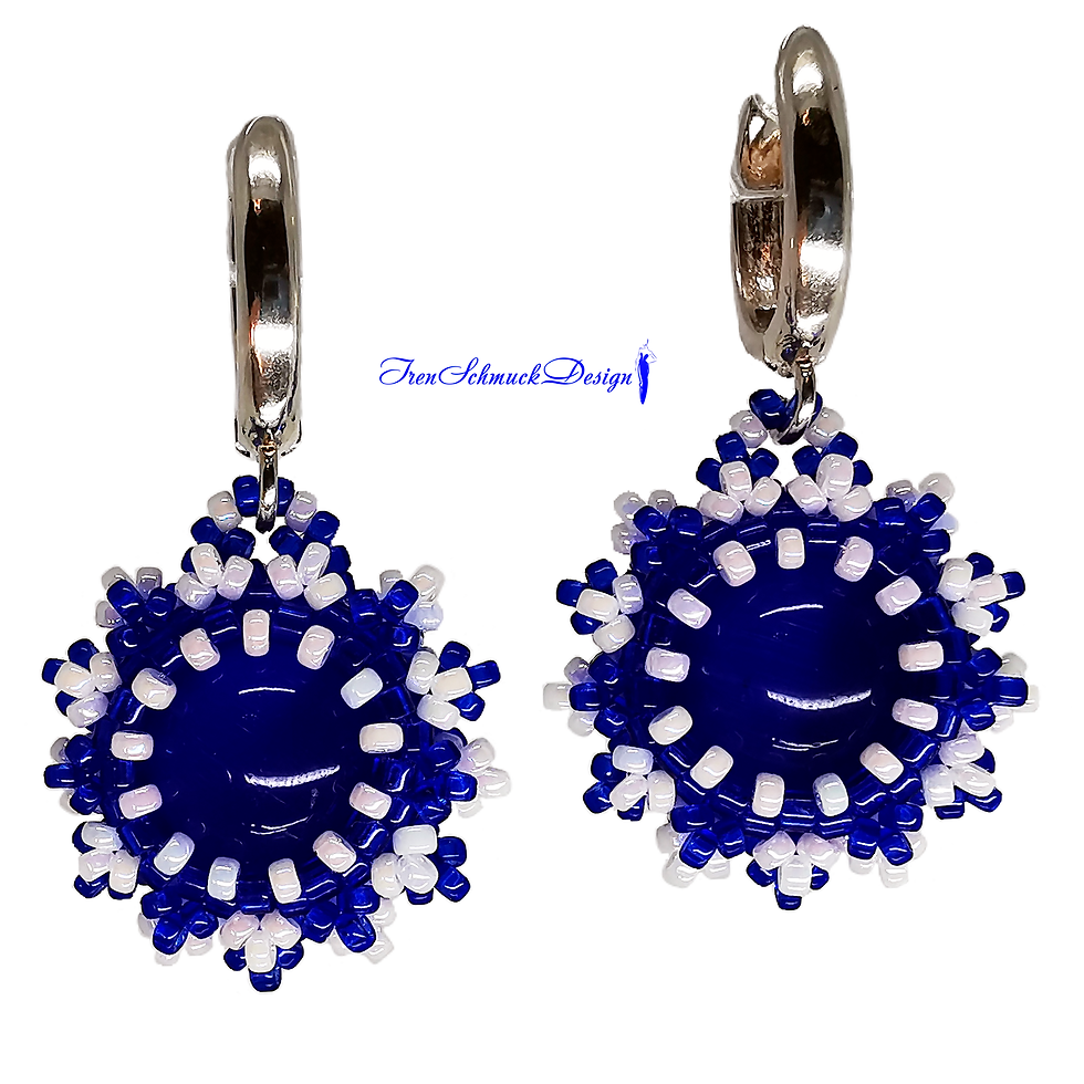 Прев'ю: 058(12)-Ohrringe-RhodiumSilber-Katzenaugen(blau/weiss))