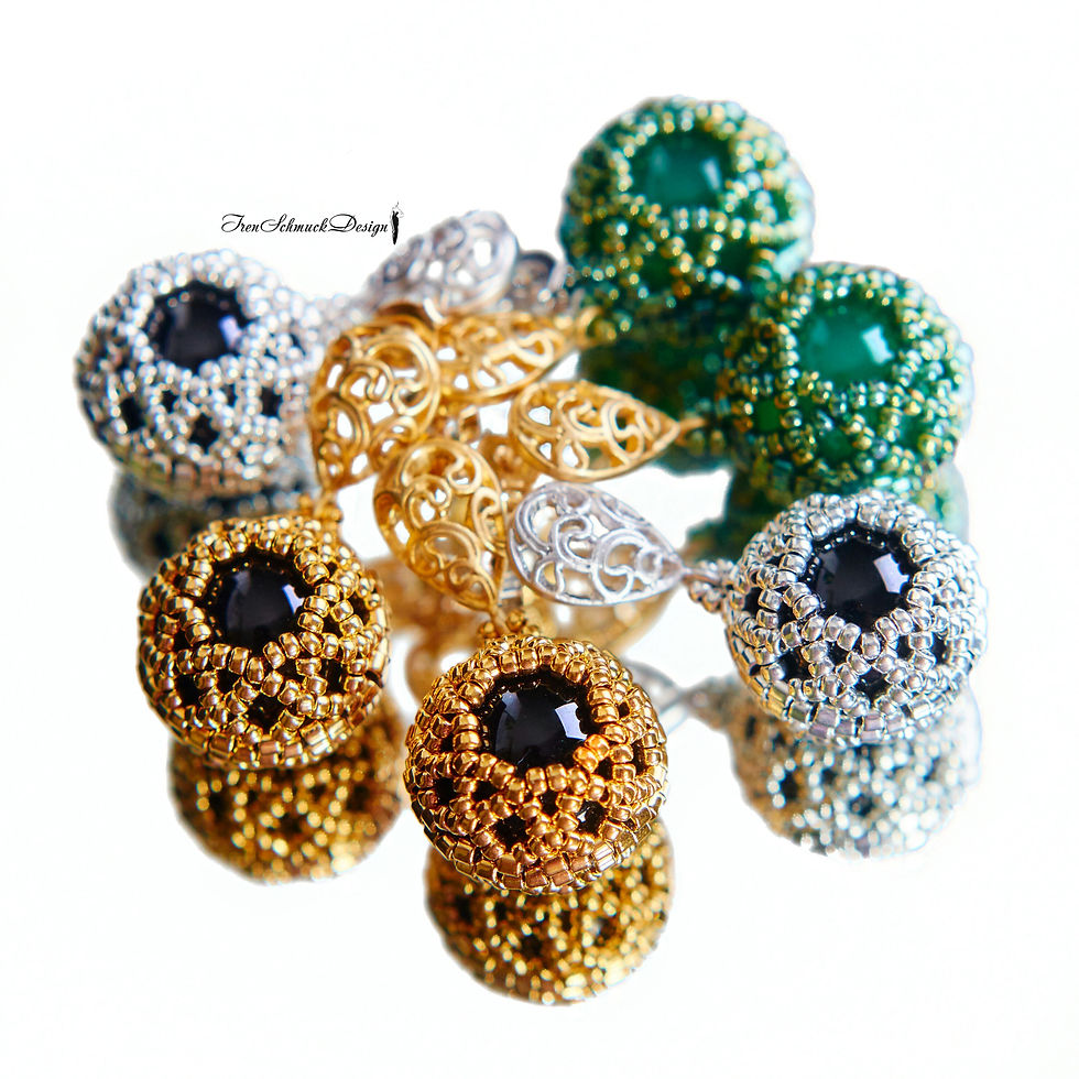 Прев'ю: 016-Ohrringe-Silber/Gold-Achat (blau)(blau/gold)