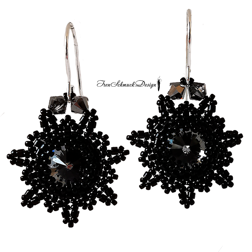 Прев'ю: 073-Ohrringe-RhodiumSilber-Swarovski Perlen (weiss)