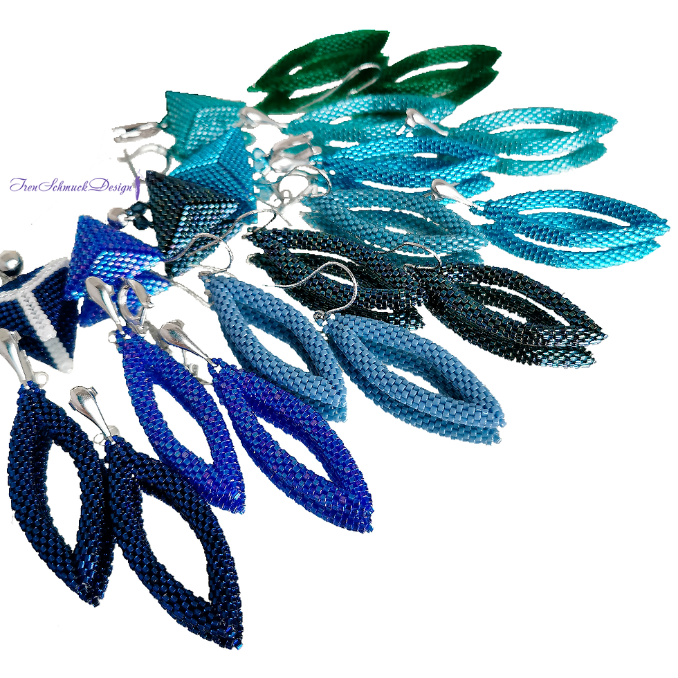 Прев'ю: 056-Ohrringe-Silber/Gold-Gl.Perlen (0714/transparentAquamarine)