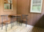 Elk Cabin Porch Seating - Camping near the Shenandoah mountains