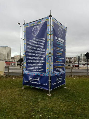 bâche et banderole promotionnelle Rouen