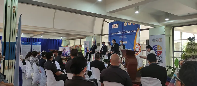 Calamba, Laguna is the 7th Justice Zone to be launched by the Governance in Justice Programme