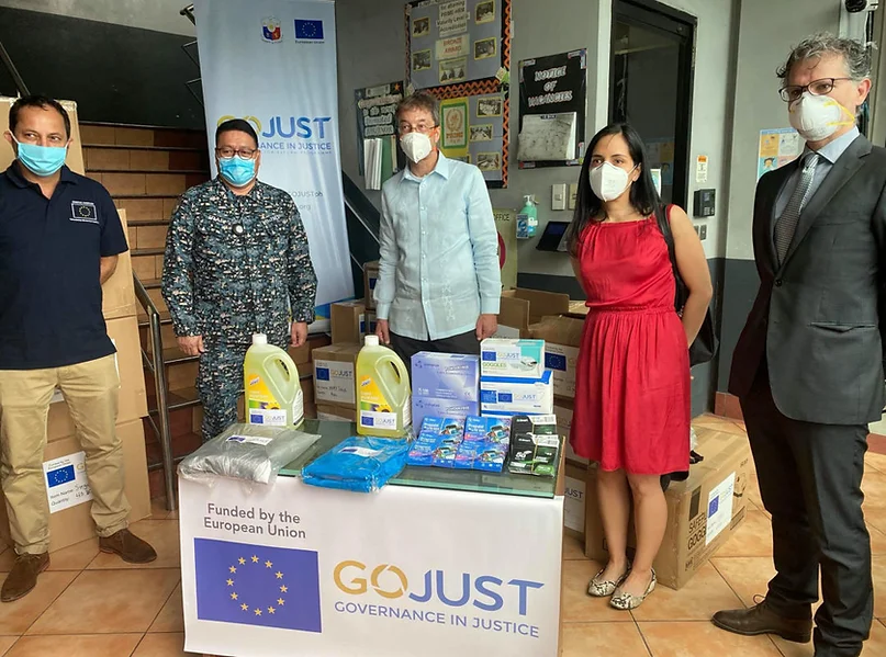 EU allocates PHP 10 Million from the GOJUST Programme to support justice sector agencies in their response to COVID19