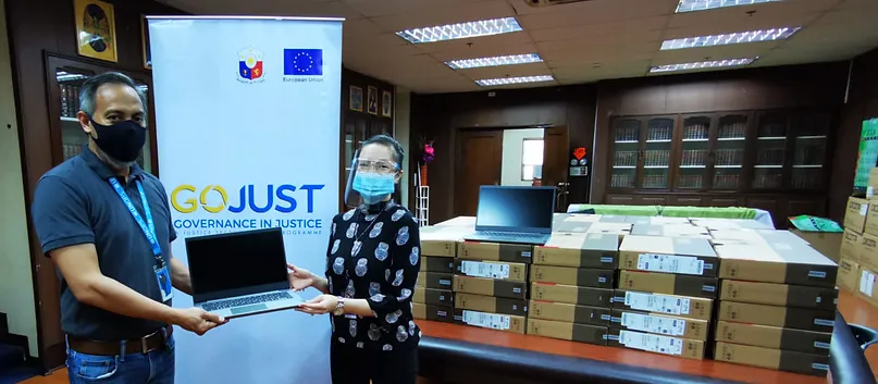 The European Union Provides Equipment to the Philippine Courts in aid of COVID-19 response