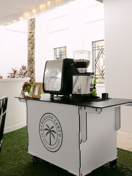 Cafecito Cart mobile coffee station