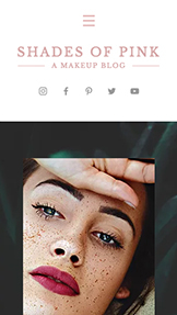 Haare & Schönheit website templates – Make-Up-Blog