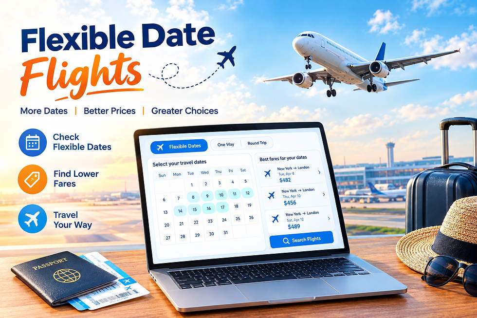 Flexible Date Flights: Find the Cheapest Days to Fly