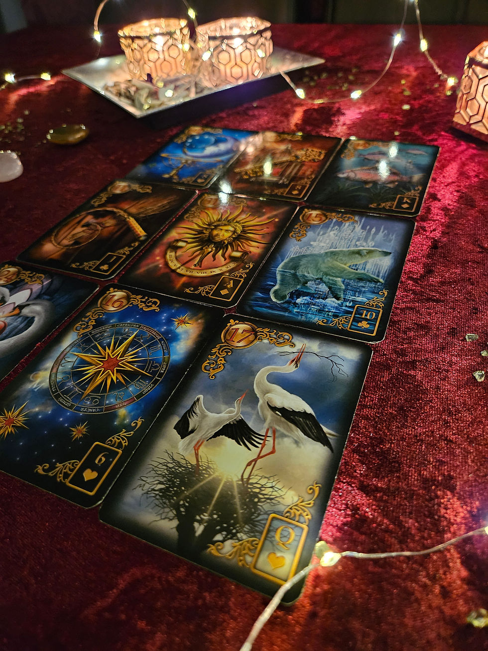 Lenormandkarten - Beispielbild