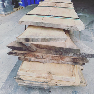 Live edge walnut slabs