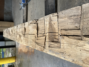 Hand Hewn Beam Face.HEIC