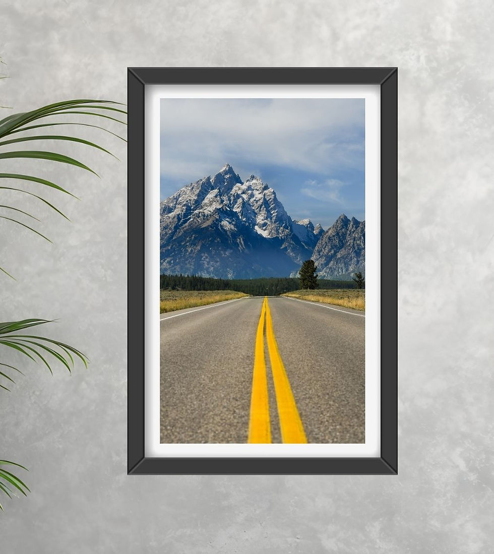 Thumbnail: Road to Tetons