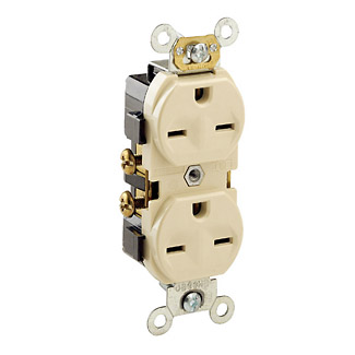 Toma Doble Chino 15A 250V 6-15R Leviton 5028-I