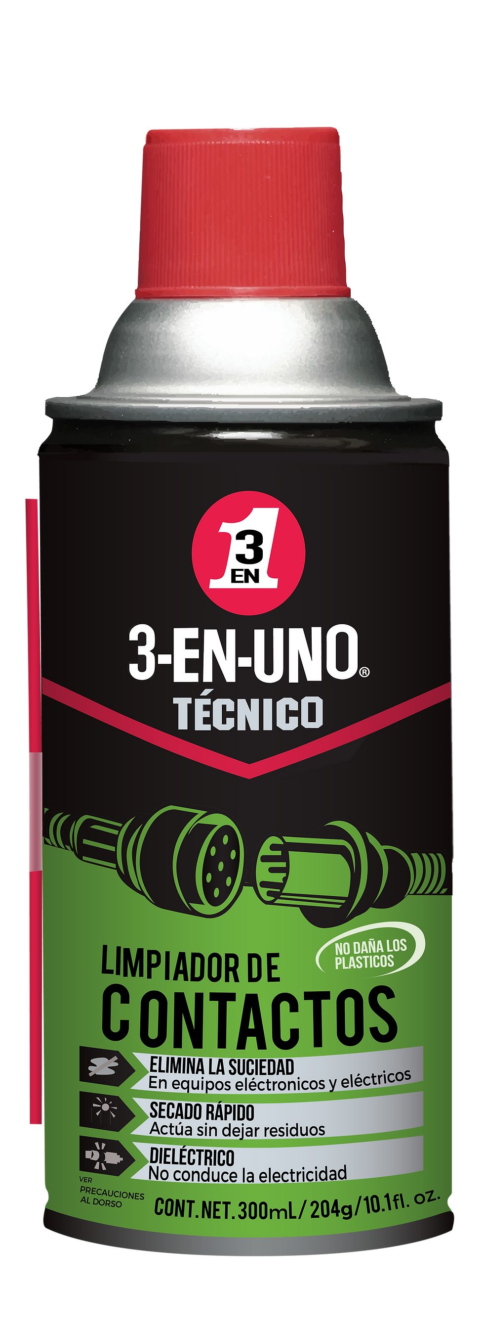 Limpiador de Contactos 3-EN-UNO Técnico 300ml