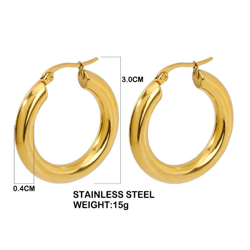 Thumbnail: Golden Glow Hoops