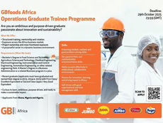 Elevate Your Potential: Join GBfoods Africa's Graduate Trainee Program