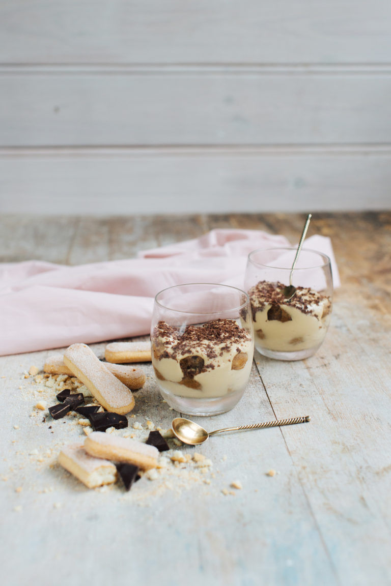 Traditional Tiramisu with splash of whiskey