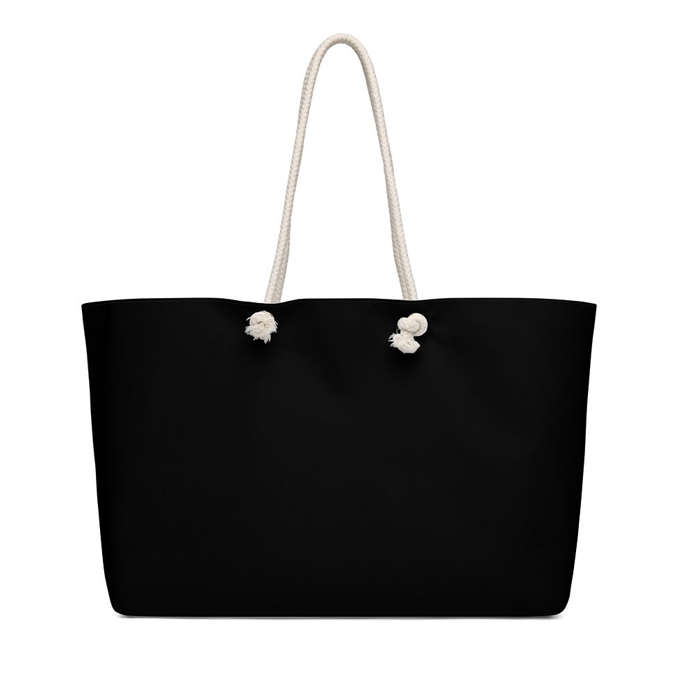 Miniaturbild: Large Christian weekender bag Jesus Is Lord Arabic floral frame