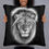 Miniaturbild: Lion of Judah pencil drawing pillow for Christian home decor