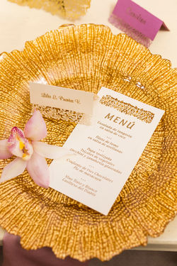 Tarjeta Menú- corte laser