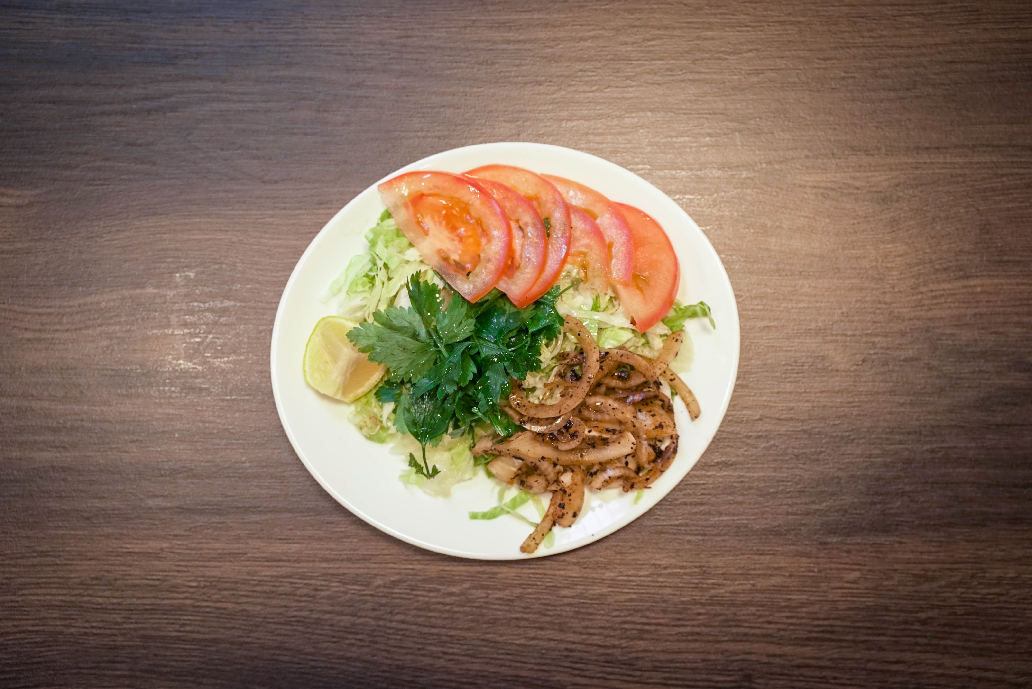 Arranged Food and Objects