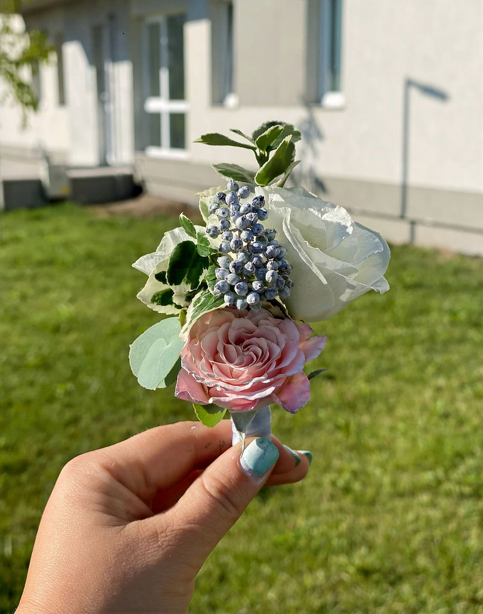 Cocarda (Floare de piept) - Cod: Nunta380-1