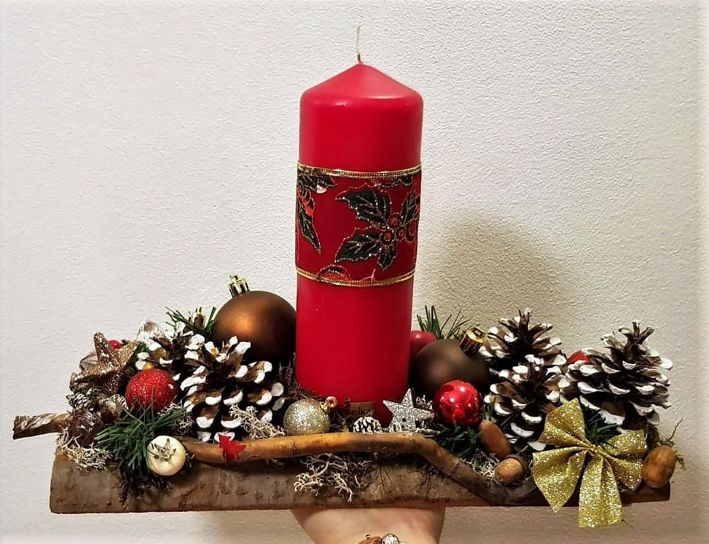 Aranjament cu lumanari - Cod: Craciun2