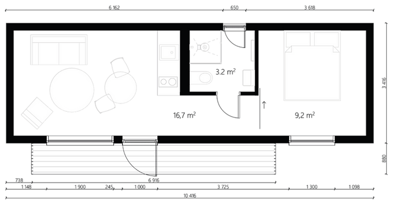 Grundrissplan