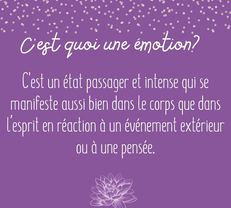 Mes 6 émotions GPS