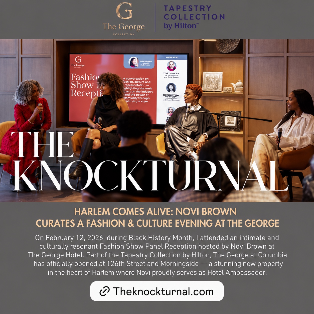 Fashion panel at The George, Tapestry Collection by Hilton