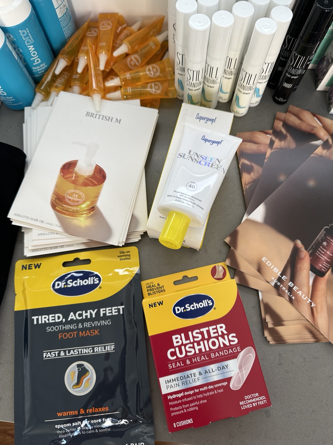 Supergoop and Atrantil products featured at a Model Insider experience