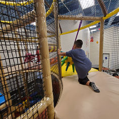 Visually stimulating play structure
