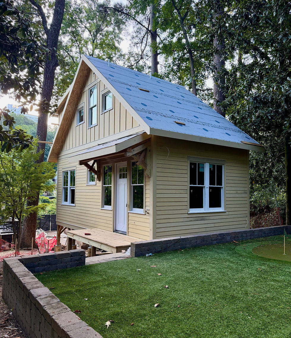 ADU under construction in Buckhead for the homeowners parents