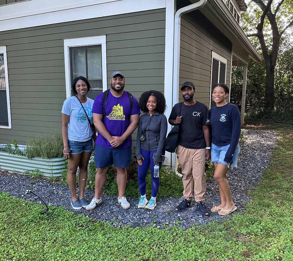 CNU Urbanism Tour in front of ATL ADU's 2bd/2ba "Kirkwood" ADU in Reynoldstown