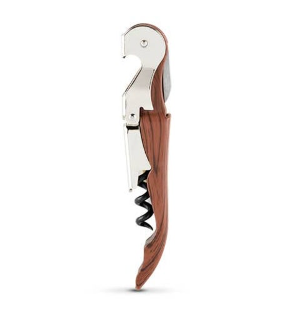 TRUE - Truetap: Riveted Wood Double Hinge Corkscrew - Bulk