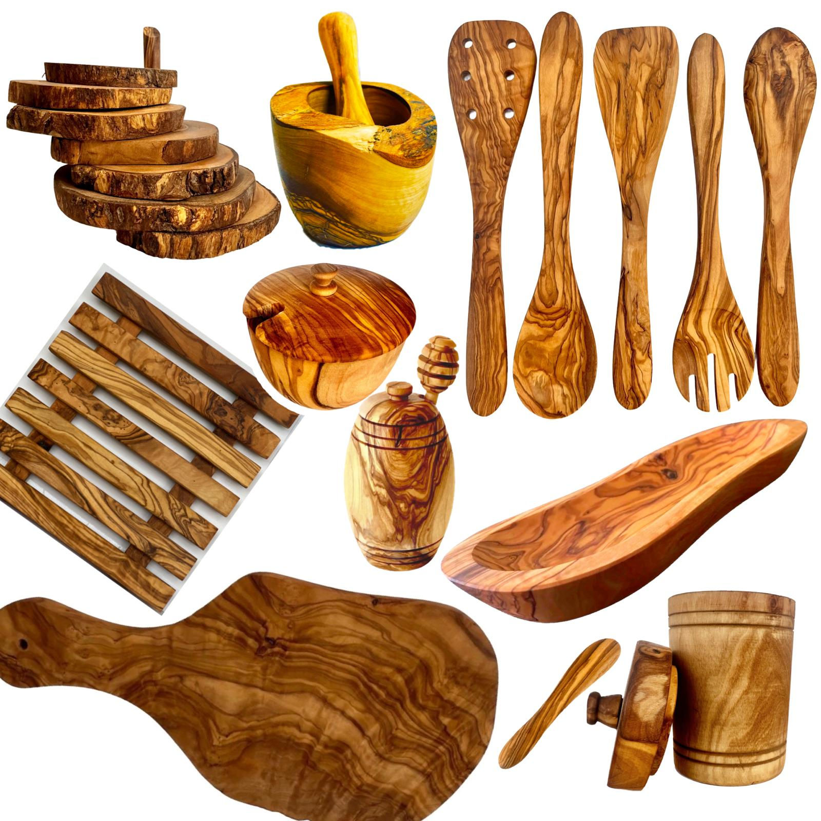 Mediterranean Olive Wood Ultimate Kitchen Collecti