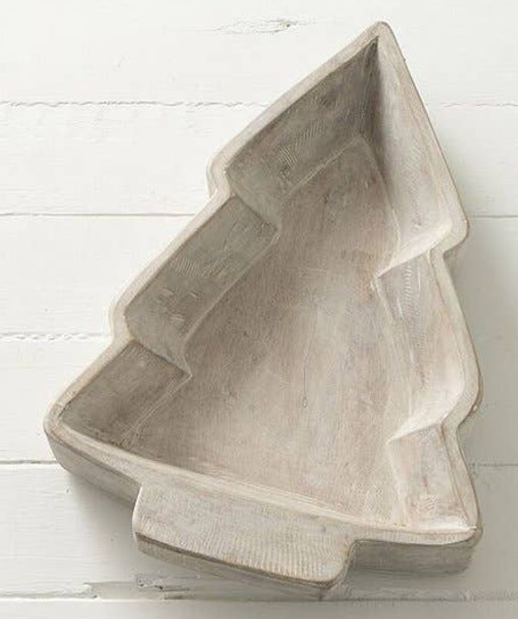 Made Market Co. - Dough Bowl Tree White Wash Small