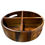 Thumbnail: Rotating Lazy Susan Divided Round Tray