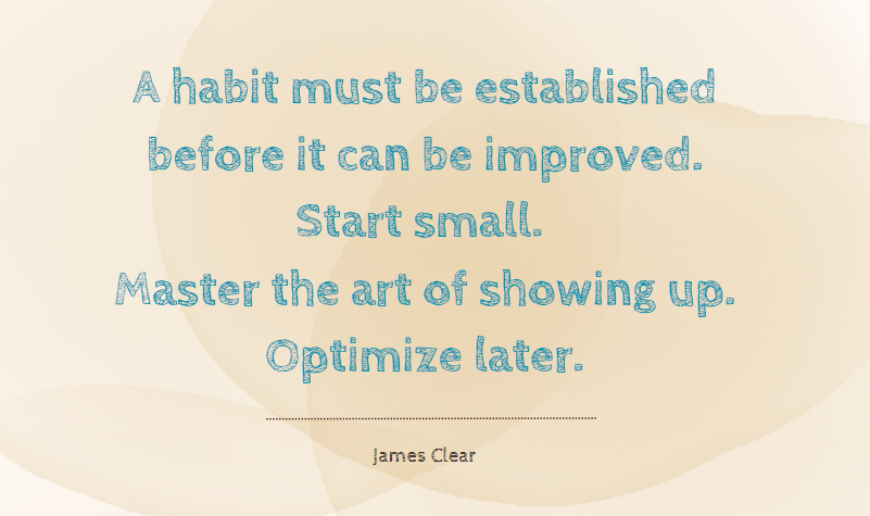 Building your better self through tiny habits 
