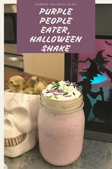 Purple People Eater Halloween Shake