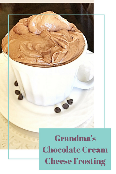 Grandma's Chocolate Cream Cheese Frosting