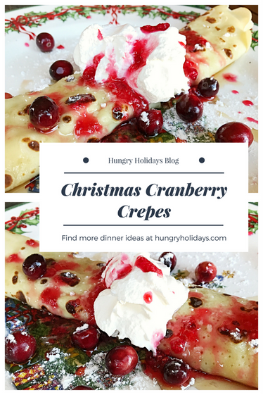 Christmas Cranberry Crepes