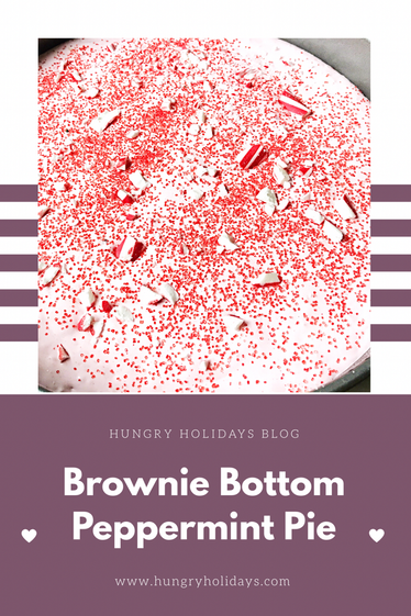Brownie Bottom Peppermint Pie